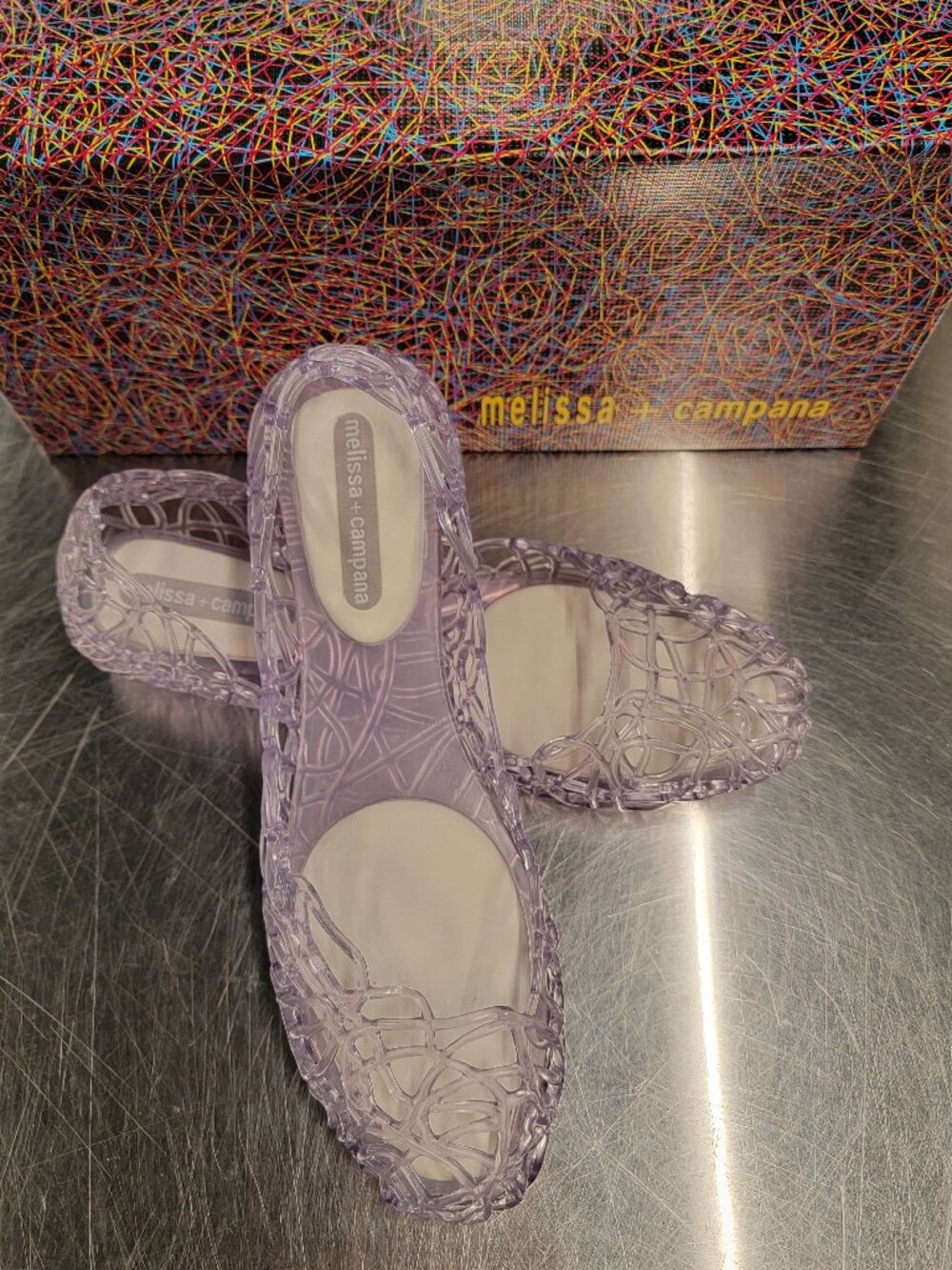 RARE - Melissa Campana Sapatilha VI Jellies in Clear
